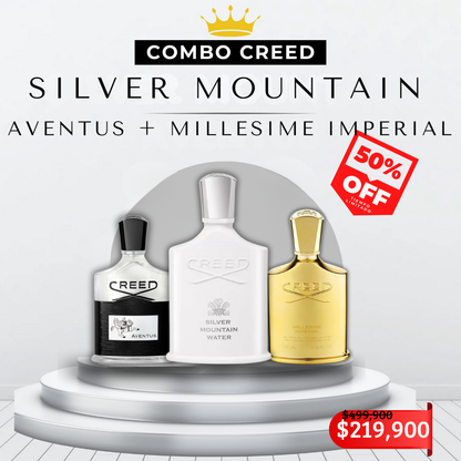 COMBO 3x CREED RESPECTO!! AVENTUS + SILVER MOUNTAIN + MILLESIME IMPERIAL