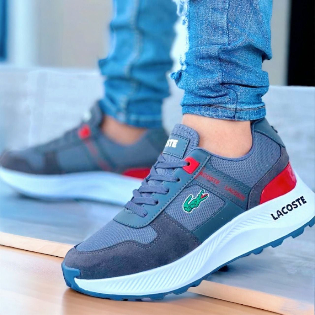 👟Nuevos Tenis Lac𐤏ste Caballero🐊